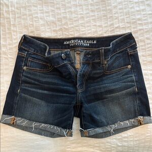 American Eagle Outfitters Women's Blue Denim Shorts